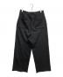 juha (ユハ) CUT-OFF WIDE SWEAT PANTS ブラック サイズ:4：13000円