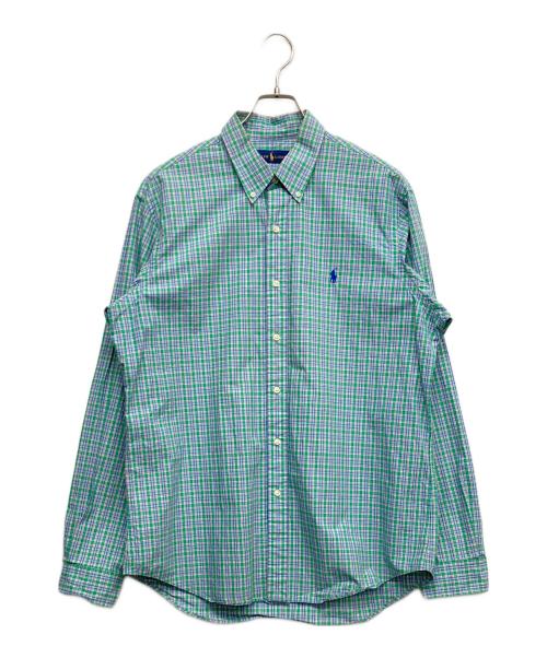 RALPH LAUREN（ラルフローレン）RALPH LAUREN (ラルフローレン) ボタンダウンシャツ グリーン サイズ:Lの古着・服飾アイテム