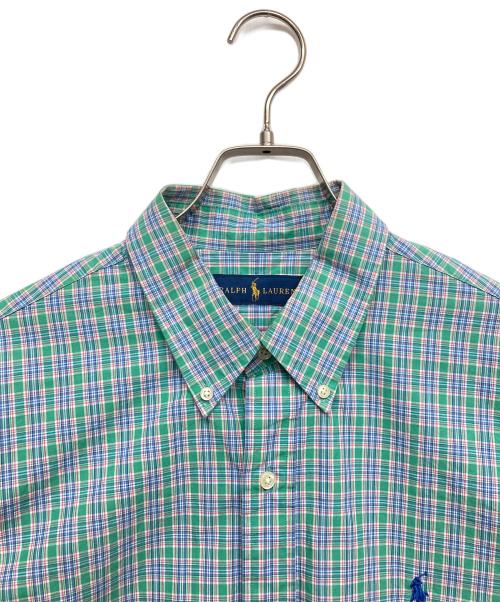 RALPH LAUREN（ラルフローレン）RALPH LAUREN (ラルフローレン) ボタンダウンシャツ グリーン サイズ:Lの古着・服飾アイテム