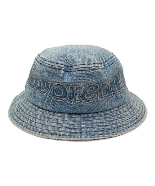 SUPREME（シュプリーム）Supreme (シュプリーム) Outline Crusherハット インディゴの古着・服飾アイテム