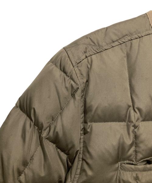 HOUSTON（ヒューストン）HOUSTON (ヒューストン) ダウンジャケット グリーン サイズ:XLの古着・服飾アイテム