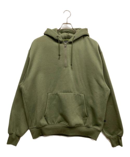 DAIWA PIER39（ダイワ ピア39）DAIWA PIER39 (ダイワ ピア39) TECH HALF ZIP SWEAT SHIRTS グリーン サイズ:Ｌの古着・服飾アイテム