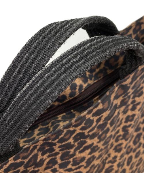 Herve Chapelier（エルベシャプリエ）Herve Chapelier (エルベシャプリエ) ヒョウ柄ハンドバッグ ブラウンの古着・服飾アイテム