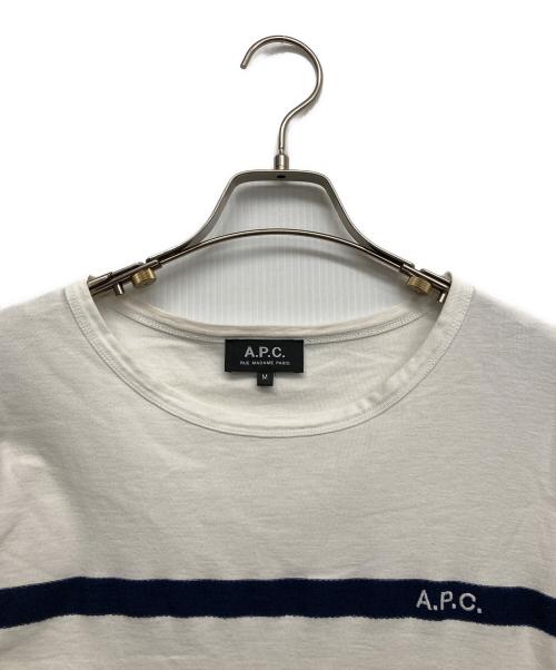 A.P.C.（アーペーセー）A.P.C. (アーペーセー) Tシャツ ホワイト サイズ:Mの古着・服飾アイテム