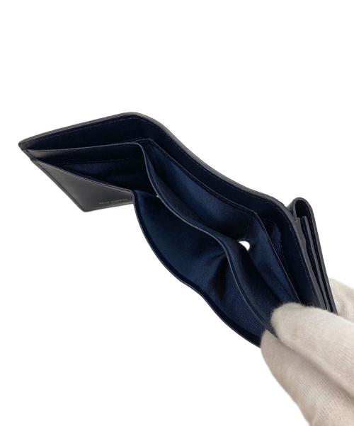 PELLE MORBIDA（ペッレモルビダ）PELLE MORBIDA (ペッレモルビダ) コンパクトウォレット ネイビーの古着・服飾アイテム