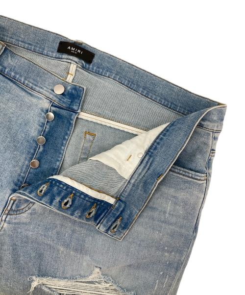 AMIRI（アミリ）AMIRI (アミリ) MX1 ダメージデニムパンツ ブルー サイズ:40の古着・服飾アイテム