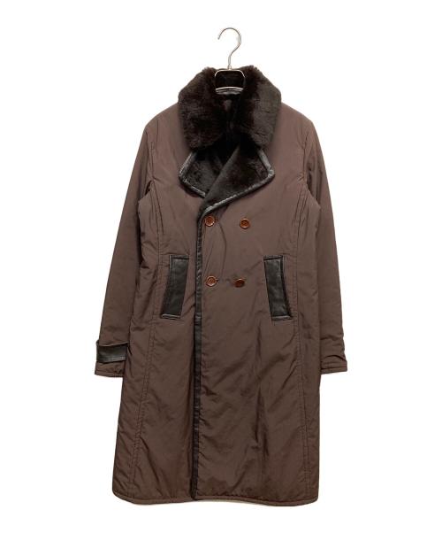 theory（セオリー）theory (セオリー) リバーシブル中綿ロングコート ブラウン サイズ:2の古着・服飾アイテム