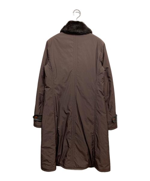 theory（セオリー）theory (セオリー) リバーシブル中綿ロングコート ブラウン サイズ:2の古着・服飾アイテム