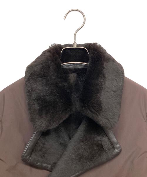 theory（セオリー）theory (セオリー) リバーシブル中綿ロングコート ブラウン サイズ:2の古着・服飾アイテム