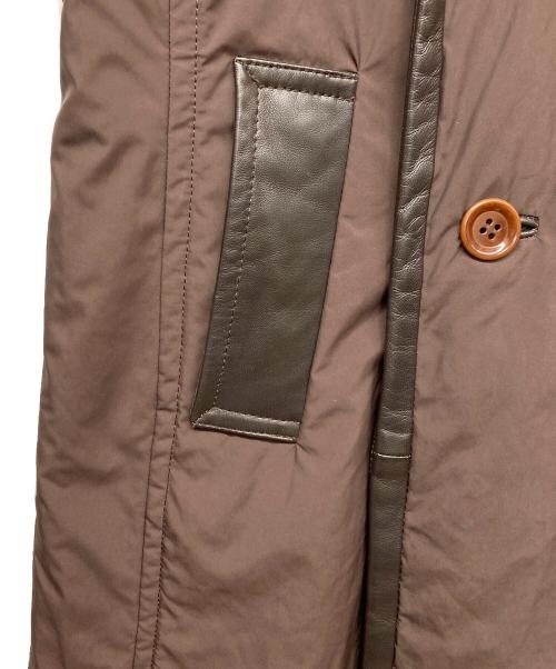 theory（セオリー）theory (セオリー) リバーシブル中綿ロングコート ブラウン サイズ:2の古着・服飾アイテム