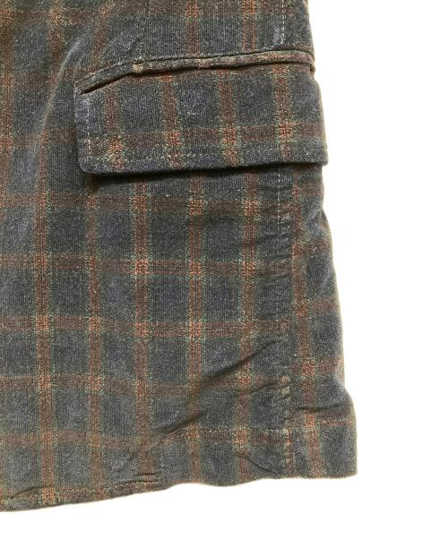 MARCEL LASSANCE（マルセル・ラサンス）MARCEL LASSANCE (マルセル・ラサンス) ベロアテーラードジャケット ブルー サイズ:46の古着・服飾アイテム