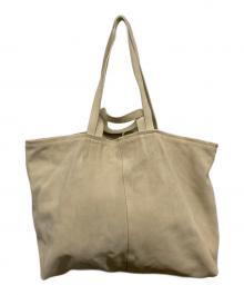 ETRE TOKYO（エトレトウキョウ）の古着「スウェードビッグトートバッグ」｜ベージュ