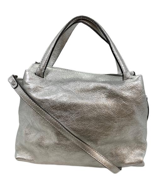 GIANNI CHIARINI（ジャンニ キアリーニ）GIANNI CHIARINI (ジャンニ キアリーニ) 2WAYバッグ シルバーの古着・服飾アイテム