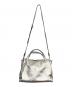 GIANNI CHIARINI (ジャンニ キアリーニ) 2WAYバッグ シルバー：7000円