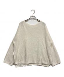 GALLARDA GALANTE（ガリャルダガランテ）の古着「コットンリネンニット」｜ホワイト