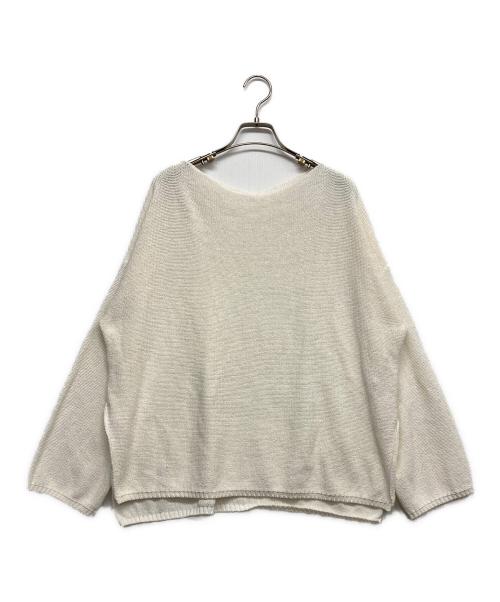 GALLARDA GALANTE（ガリャルダガランテ）GALLARDA GALANTE (ガリャルダガランテ) コットンリネンニット ホワイト サイズ:Fの古着・服飾アイテム