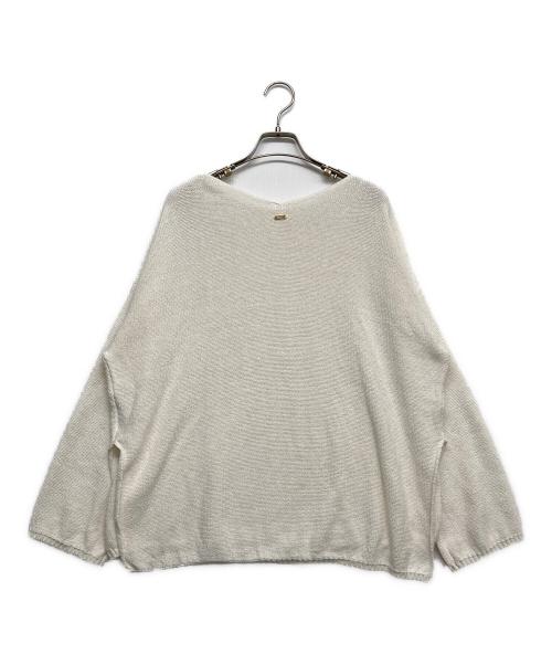 GALLARDA GALANTE（ガリャルダガランテ）GALLARDA GALANTE (ガリャルダガランテ) コットンリネンニット ホワイト サイズ:Fの古着・服飾アイテム