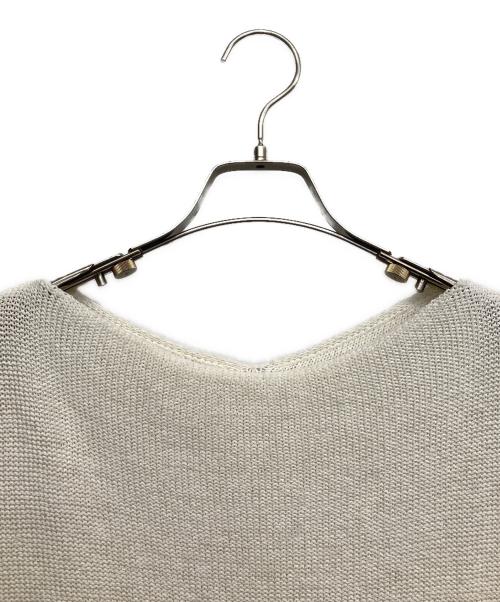 GALLARDA GALANTE（ガリャルダガランテ）GALLARDA GALANTE (ガリャルダガランテ) コットンリネンニット ホワイト サイズ:Fの古着・服飾アイテム