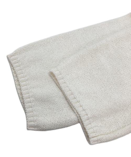 GALLARDA GALANTE（ガリャルダガランテ）GALLARDA GALANTE (ガリャルダガランテ) コットンリネンニット ホワイト サイズ:Fの古着・服飾アイテム