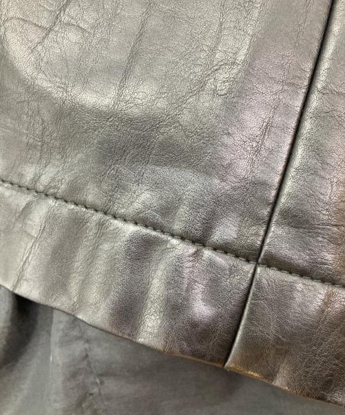 PUBLIC TOKYO（パブリックトウキョウ）PUBLIC TOKYO (パブリックトウキョウ) フェイクレザースカート ブラック サイズ:2の古着・服飾アイテム