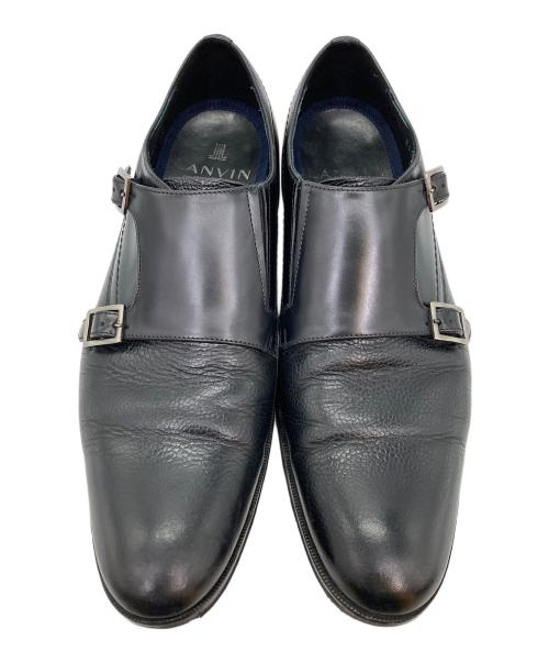 LANVIN（ランバン）LANVIN (ランバン) レザーシューズ ブラック サイズ:251/2の古着・服飾アイテム