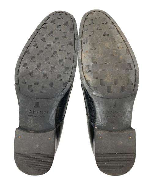 LANVIN（ランバン）LANVIN (ランバン) レザーシューズ ブラック サイズ:251/2の古着・服飾アイテム