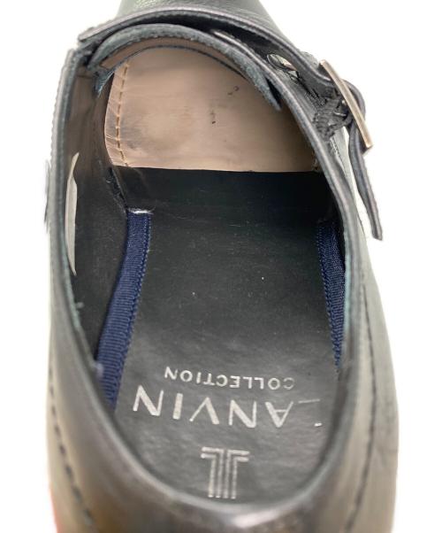 LANVIN（ランバン）LANVIN (ランバン) レザーシューズ ブラック サイズ:251/2の古着・服飾アイテム