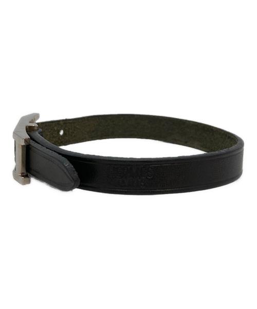 HERMES（エルメス）HERMES (エルメス) アピ3ブレスレット ブラックの古着・服飾アイテム