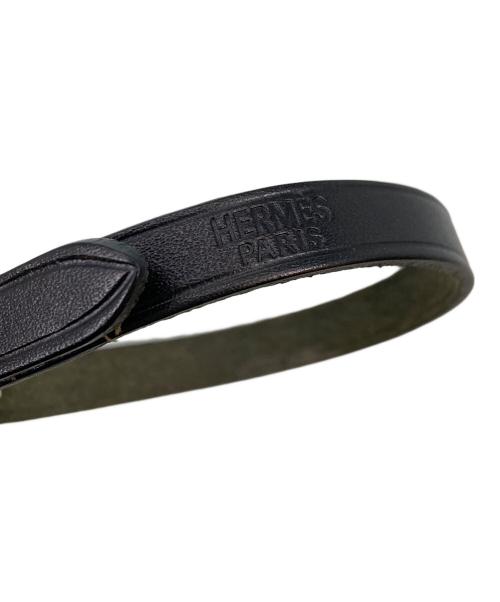 HERMES（エルメス）HERMES (エルメス) アピ3ブレスレット ブラックの古着・服飾アイテム