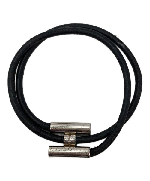 HERMES（エルメス）HERMES (エルメス) トゥルニスブレスレット ブラックの古着・服飾アイテム