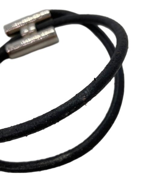 HERMES（エルメス）HERMES (エルメス) トゥルニスブレスレット ブラックの古着・服飾アイテム