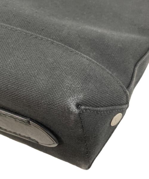 dunhill（ダンヒル）dunhill (ダンヒル) キャンバスクラッチバッグ ブラックの古着・服飾アイテム