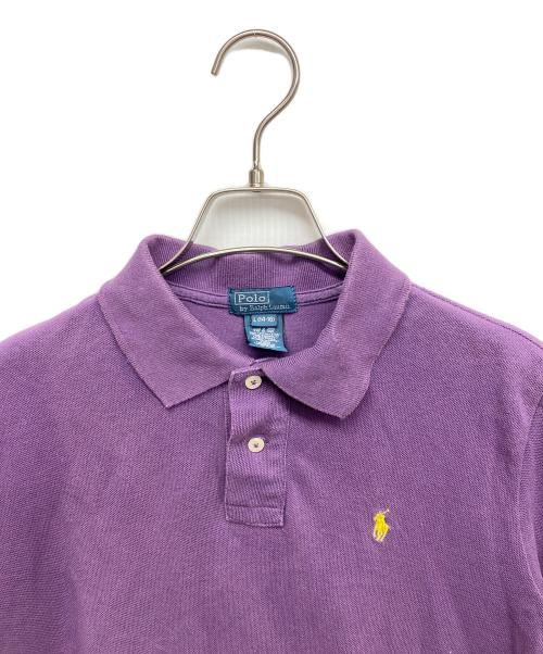 POLO RALPH LAUREN（ポロ・ラルフローレン）POLO RALPH LAUREN (ポロ・ラルフローレン) 半袖ポロシャツ パープル サイズ:Lの古着・服飾アイテム