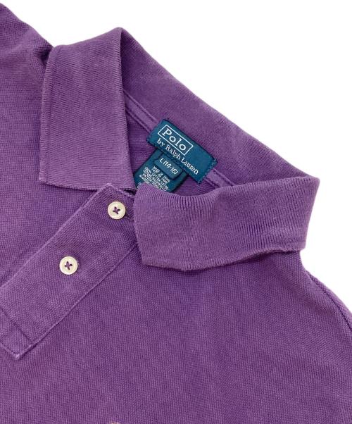 POLO RALPH LAUREN（ポロ・ラルフローレン）POLO RALPH LAUREN (ポロ・ラルフローレン) 半袖ポロシャツ パープル サイズ:Lの古着・服飾アイテム