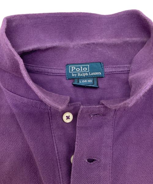 POLO RALPH LAUREN（ポロ・ラルフローレン）POLO RALPH LAUREN (ポロ・ラルフローレン) 半袖ポロシャツ パープル サイズ:Lの古着・服飾アイテム