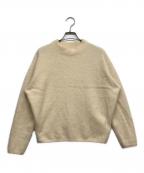 TOMORROW LANDトゥモローランド）の古着「フラッフィーヤーンビルトネックプルオーバー」｜ホワイト