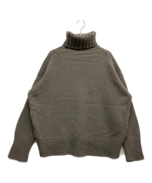GALERIE VIE（ギャルリーヴィー）GALERIE VIE (ギャルリーヴィー) ファインウール ハイネックプルオーバー ブラウン サイズ:Sの古着・服飾アイテム