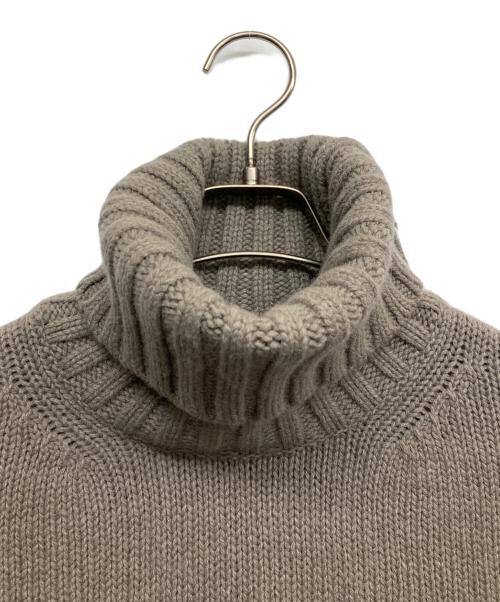 GALERIE VIE（ギャルリーヴィー）GALERIE VIE (ギャルリーヴィー) ファインウール ハイネックプルオーバー ブラウン サイズ:Sの古着・服飾アイテム