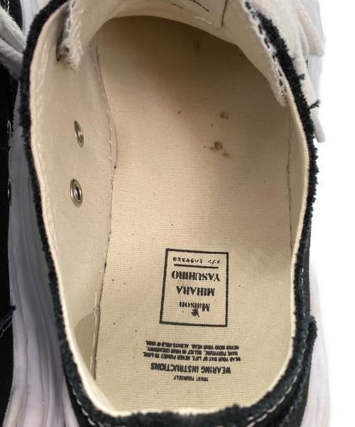 Maison MIHARA YASUHIRO（メゾン ミハラ ヤスヒロ）Maison MIHARA YASUHIRO (メゾン ミハラ ヤスヒロ) ハンクローキャンバス スニーカー ブラック サイズ:45の古着・服飾アイテム