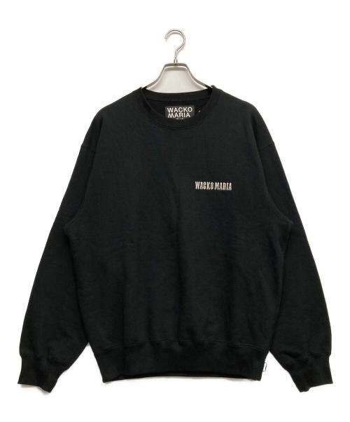 WACKO MARIA（ワコマリア）WACKO MARIA (ワコマリア) HEAVY WEIGHT CREW NECK SWEAT SHIRT -TYPE-2- ブラック サイズ:Lの古着・服飾アイテム