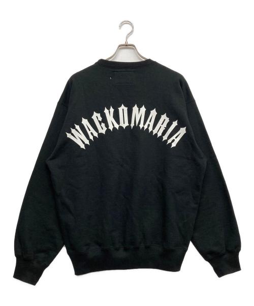 WACKO MARIA（ワコマリア）WACKO MARIA (ワコマリア) HEAVY WEIGHT CREW NECK SWEAT SHIRT -TYPE-2- ブラック サイズ:Lの古着・服飾アイテム