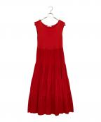 Reneルネ）の古着「ノースリーブワンピース」｜レッド