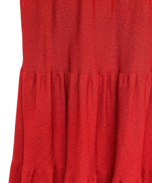 Rene（ルネ）Rene (ルネ) ノースリーブワンピース レッド サイズ:36の古着・服飾アイテム