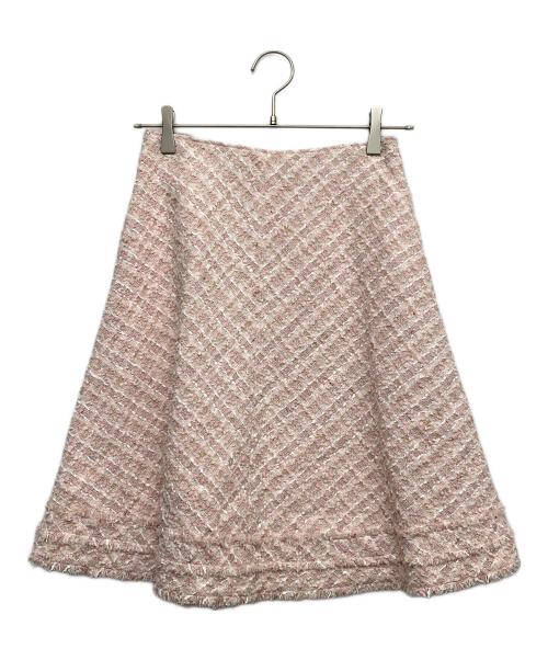 Rene（ルネ）Rene (ルネ) ツイードセットアップ ピンク サイズ:36の古着・服飾アイテム