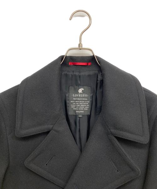 LOVELESS（ラブレス）LOVELESS (ラブレス) ロングピーコート ブラック サイズ:1の古着・服飾アイテム