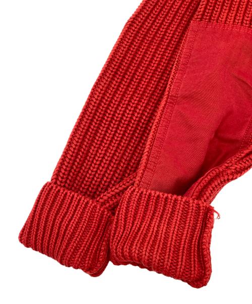 POLO RALPH LAUREN（ポロ・ラルフローレン）POLO RALPH LAUREN (ポロ・ラルフローレン) ショールカラーカーディガン レッド サイズ:XSの古着・服飾アイテム