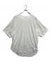 s'yte（サイト）の古着「COTTON JERSEY BACK CENTER STITCH OVERSIZED RAGLAN SLEEVE」｜ホワイト