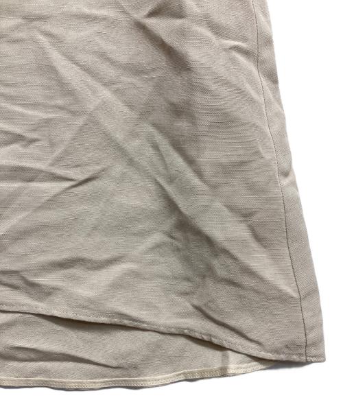 BALLSEY（ボールジィ）BALLSEY (ボールジィ) リネン混ノースリーブブラウス ベージュ サイズ:38の古着・服飾アイテム
