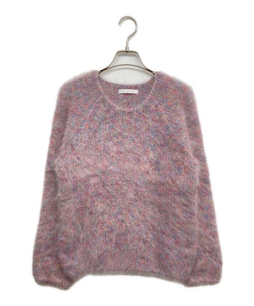 GALERIE VIE（ギャルリーヴィー）GALERIE VIE (ギャルリーヴィー) シャギーニット ピンク サイズ:1の古着・服飾アイテム