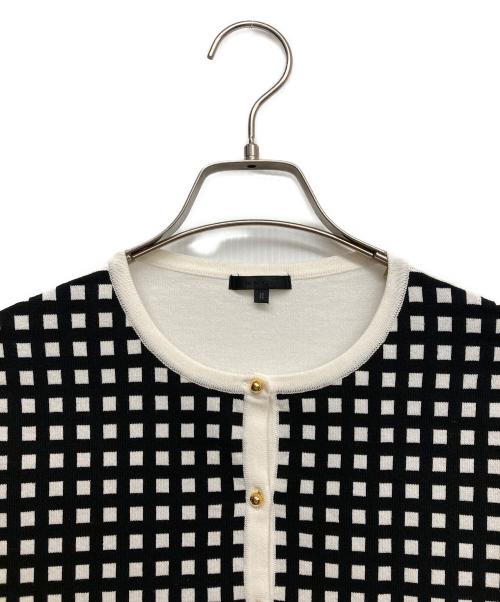 TO BE CHIC（トゥービーシック）TO BE CHIC (トゥービーシック) 薄手カーディガン ホワイト サイズ:2の古着・服飾アイテム
